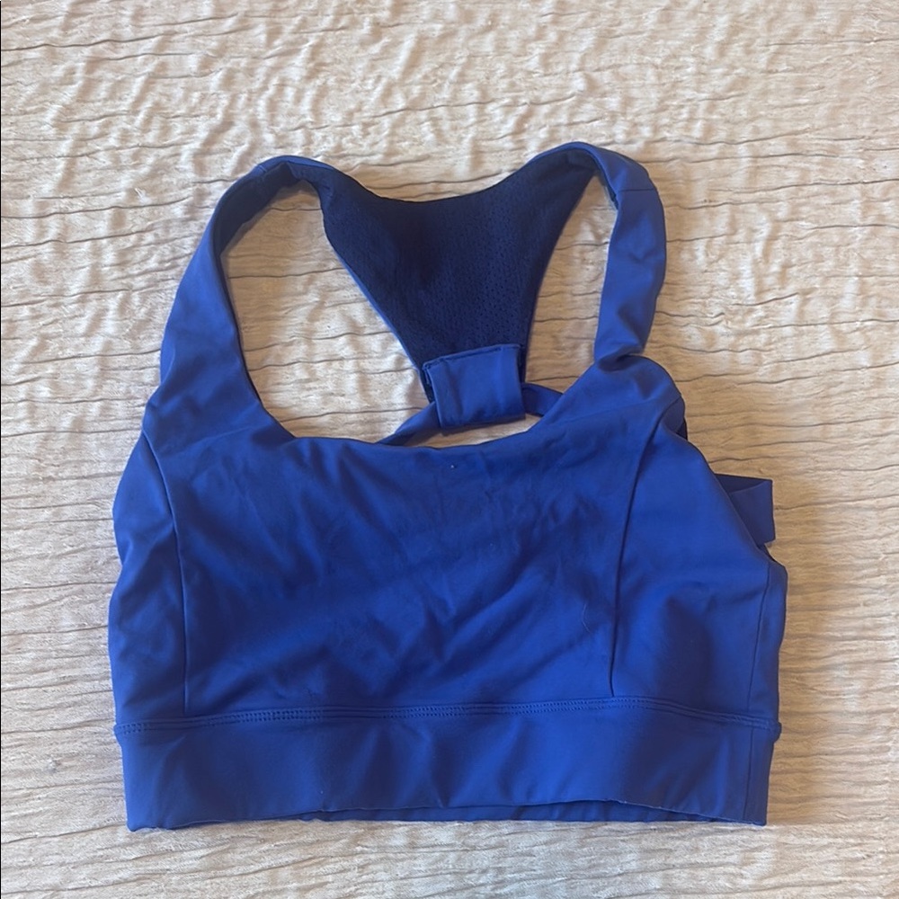 Blue Sports Bra